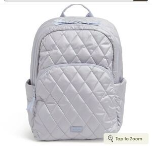 Vera Bradley Large Laptop Backpack in Ultralight Lavender Pearl NWT